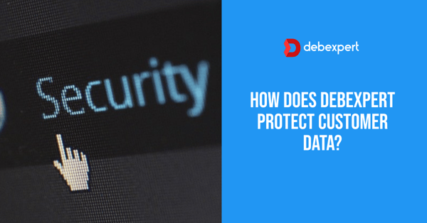 How does Debexpert protect customer data?